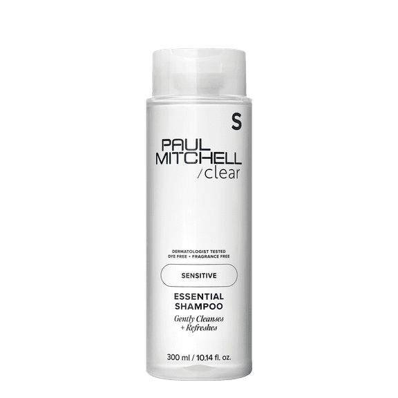Paul Mitchell Clear Essential Shampoo, Fragrance Free, Dermatologist-Tested For Sensitive Scalp Skin, 10.14 fl. oz.