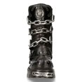 thumbnail image 4 of New Rock 727-S1 Black Spiked Gothic Mid Calf Boots 42, 4 of 8