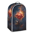 thumbnail image 2 of HELLHERO Burning Rose 1Set Blender Covers Polyester Dustproof for Household Users, 2 of 6