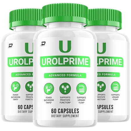 Urolprime Supplement for Men – Urol Prime Pills Advanced Formula Supplements for Men Health Supplement, Reviews (3 Pack - 180 Capsules)