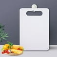 thumbnail image 4 of Kitchen Cutting Board 1 Pack, Plastic Cutting Boards with Easy Grip Handle for Kitchen Cooking, Non Slip Cutting Mat Pad for Meat, Fruit, Vegetables, 12 Inch by 8 Inch, 4 of 7