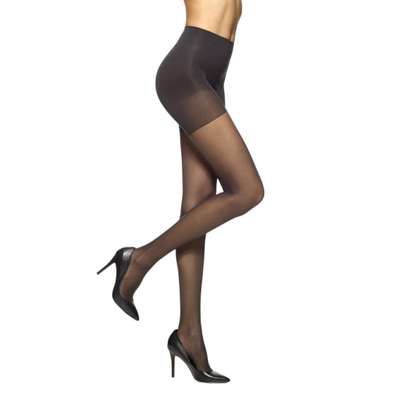 No nonsense Women's Great Shapes All Over Shaper Pantyhose, Midnight Black, B