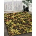 thumbnail image 3 of Ahgly Company Machine Washable Indoor Rectangle Transitional Bakers Brown Area Rugs, 7' x 10', 3 of 7