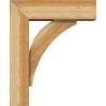 thumbnail image 3 of Ekena Millwork 6"W x 18"D x 22"H Thorton Block Rough Sawn Bracket w/ Offset Brace, Western Red Cedar, 3 of 25