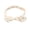 Beige, variant on Hair Headband, Pink Elastic Wire Fixed Bunny Knot Print Hairband for Women, 1 Piece, Fashion Hair Accessory for Daily Makeup Skincare Face Washing Dating Party Casual Outings
