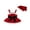 Red, variant on RUINIXCW Toddler Baby Girl Christmas Dress Outfit Baby Girls Xmas Santa Claus Costume Fall Winter Velvet Dress Plush Trim Sleeveless Dress with Belt Hat