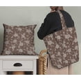thumbnail image 5 of Soimoi Poly Canvas Brown Fabric By the Yard - 56 Inch Wide - Leaves Print Fabric - Floral Elegant & Beautiful Patterns for and Home Decor Printed Fabric, 5 of 6