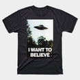 thumbnail image 2 of I Want To Believe T-Shirt Sizes S-5Xl GooGate, 2 of 5
