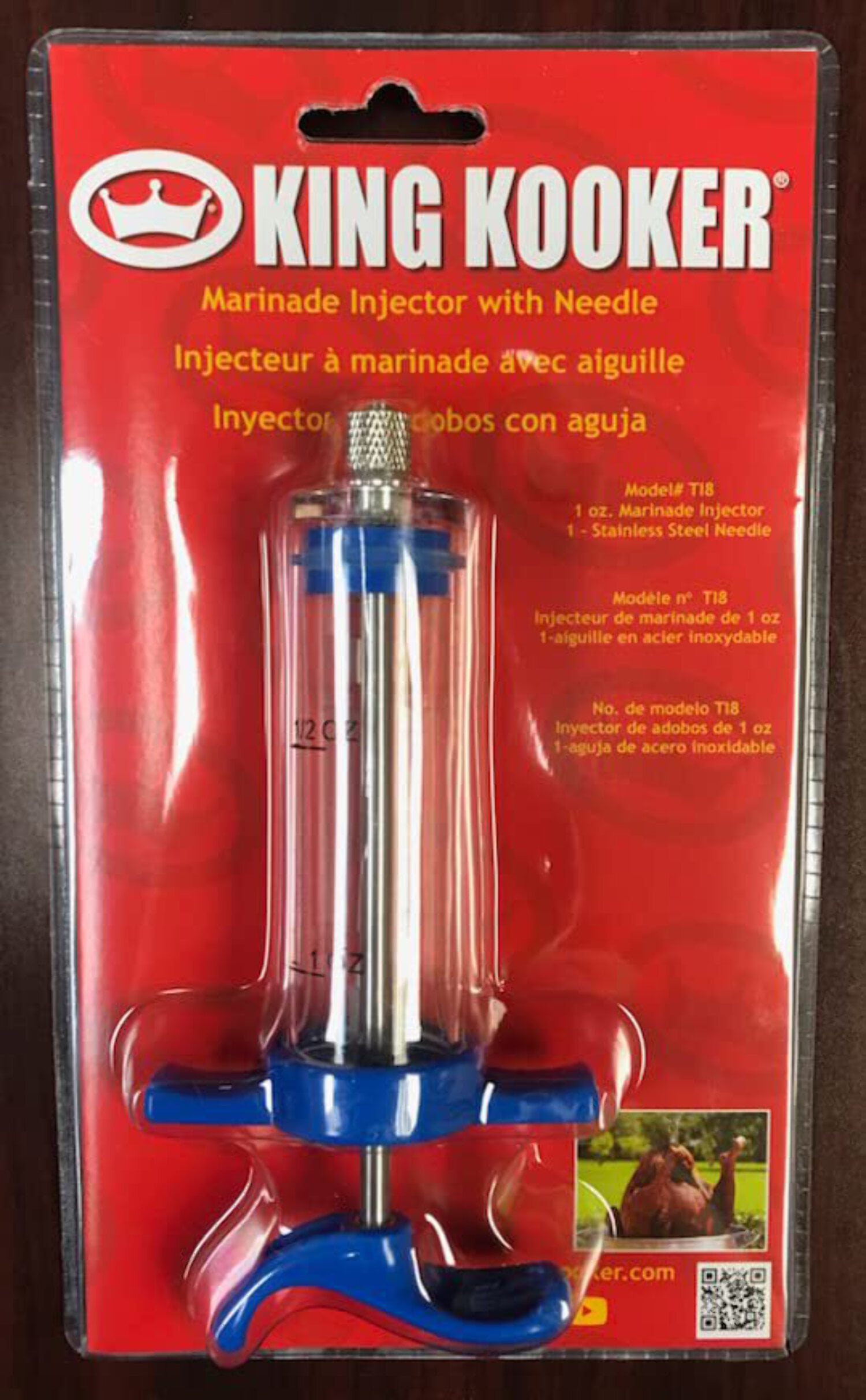 King Kooker 1-Ounce Heavy Plastic Marinade Injector
