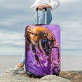 thumbnail image 5 of Salouo Closeup Honeybee on Flower Pattern Travel Dust-proof Suitcase Cover, Softside Suitcase Protector Luggage Cover Protector for 18-32inch ,Not Included Suitcase, 5 of 8