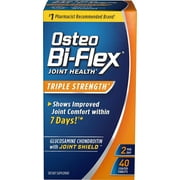 Osteo Bi-Flex Triple Strength Coated Tablets (Pack of 40), Joint Health Supplements with Glucosamine & Vitamin C, Gluten Free