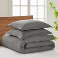 thumbnail image 4 of Levtex Home - Cloud Waffle Comforter Set - King Comforter + Two King Pillow Cases - Waffle Weave - Grey - Comforter (106 x 94in.) and Pillow Case (36 x 20in. ) - Cotton, 4 of 5