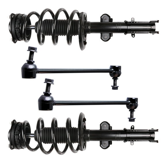 CCIYU Complete Suspension Kit Fits 08 09 10 11 12 13 14 15 16 17 18 for Dodge Grand Caravan Includes Strut Spring Assembly, Stabilizer Bar Link Kit