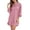 Dust Rose, variant on Womens Cotton Nightgown Sexy Button Down Night Shirts Soft Summer Sleep Shirt Ladies Comfy Night Dress (Pink, L)