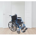 thumbnail image 3 of AlveyTech Universal Footplate for Drive Medical Blue Streak Wheelchair - (STDS4S0906-1) Footplates for Foot and Leg Support, Replacement Parts for Footrest, Fits many other Wheelchairs with 7/8" Tubes, 3 of 9