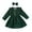 F45-Green, variant on FYDUU Christmas Baby Girls Dresses Toddler Baby Girl Corduroy Ruffle Long Sleeve Dress Princess Party Dress With Headband Fall Winter Outfit 18-24 Months