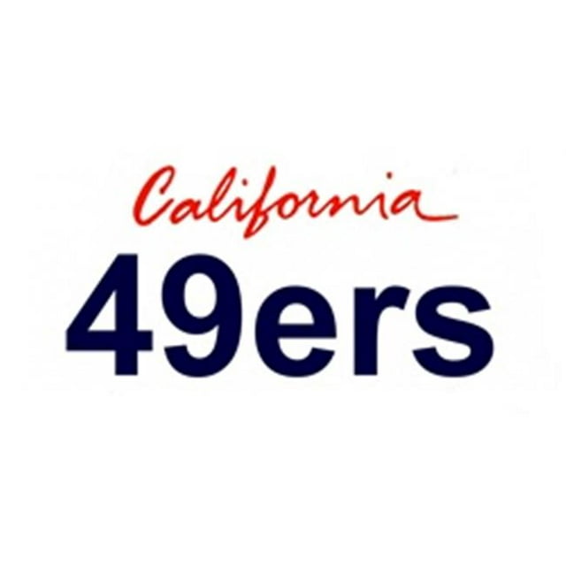 California State Background License Plates- 49ers