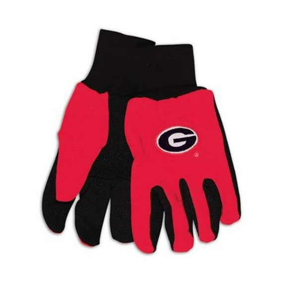 Gants Georgia Bulldogs Deux Tons - Adulte - Nouveau Logo