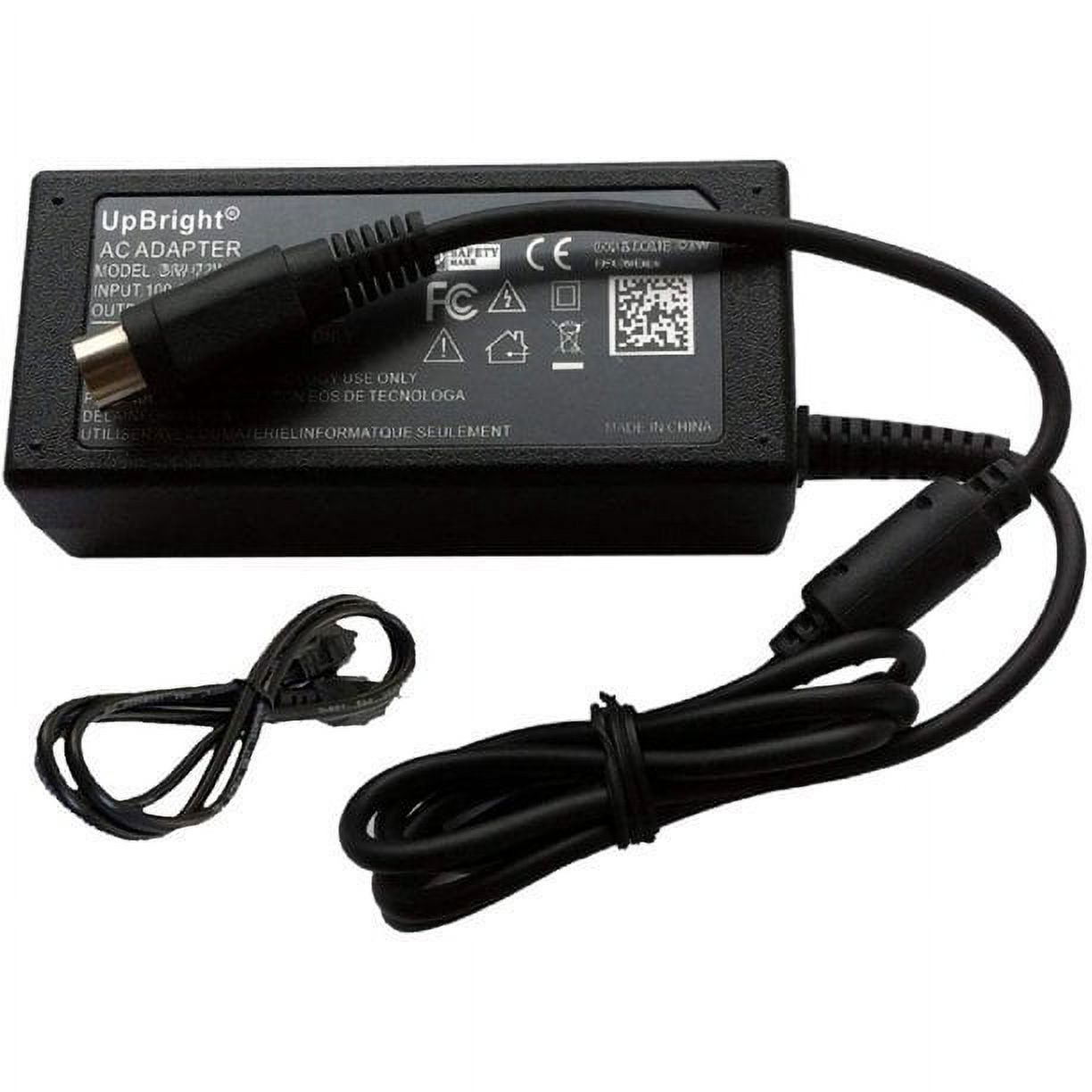 UpBright 3-Pin 12V AC/DC Adapter Compatible with Skyworth SLC-1921A SLC-1921A-3S SLC-1519A-3M SLC-1519A-3S SLC-1369A-3C SLC-1369A-3S SLC-1369A-3 SLC1369A3 SLC-1569A SLC-1569A-3 LED HD TV 533Z0905063PI - image 2 of 5