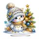thumbnail image 1 of Kits Arte Diamantes Escritorio Mesa Bonita Con Muñeco Nieve Navidad, 1 of 9