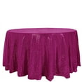 thumbnail image 2 of BalsaCircle 108" Sequin Round Tablecloth Fuchsia, 2 of 9