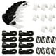 thumbnail image 3 of Cateissary 8pcs Cubierta solar Carrete Correa Nylon Cubierta solar Carrete Accesorio Conjunto Universal Piscina Película Coche Cuerda para atar para Jardín y Patio Cateissary HA013125-00, 3 of 6