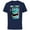 Navy, variant on Disney and Pixar’s Monsters, Inc. Sulley Top Scarer - Short Sleeve Cotton T-Shirt for Adults - Customized-Black