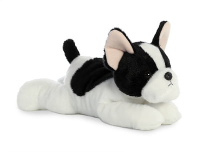 Aurora BOSTON TERRIER 8" Flopsie Plush Floppy Dog Puppy Stuffed Animal NEW 