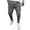 Gray, variant on Men’s Casual Cargo Pants Solid Color Lightweight Hiking Pants Outdoor Drawstring Multi Pockets For Gray,L