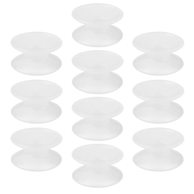 Ventosa de silicona, 10 piezas Ventosa de silicona de doble cara Ventosa para pecera Materiales ecológicos Jadeshay A