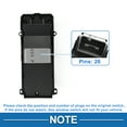 thumbnail image 4 of Interruptor de ventana eléctrica del lado izquierdo delantero único para Honda Civic 2012 2013 No.35750TR0A11, 4 of 7