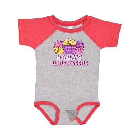 

Inktastic Nana s Little Sweetie Cute Colorful Cupcakes Gift Baby Boy or Baby Girl Bodysuit