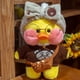 thumbnail image 1 of 30cm Cute LaLafanfan Coffee Yellow Duck Plush Toy Creative Stuffed Duck Soft Doll Animal Dolls Baby toys Girl Birthday Gift12 He Qiyong unisex, 1 of 1