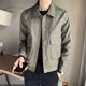 thumbnail image 3 of Rebajas de invierno de abrigos masculinos con cremallera en V, chaquetas cargo para hombre, estéticas, de alta calidad, nuevas en las elegantes ofertas de Harajuku, diseñador de lujo Joker, 3 of 5