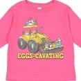 thumbnail image 4 of Inktastic Excavating Easter Bunnies Boys or Girls Long Sleeve Toddler T-Shirt, 4 of 5