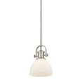 thumbnail image 6 of Golden Lighting Hines - One Light Mini Pendant, Pewter Finish with Opal Glass, 6 of 6