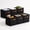 Black-6 Pack, variant on GRANNY SAYS Cube Storage Bins with PU Leather Handles, Collapsible Fabric Bins for Closet Dorm Organization, 6-Pack, Dusty Blue, 11 Inch