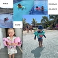 thumbnail image 5 of coffee Chaleco de flotabilidad con manga flotante para bebés y niños, chaleco con manga de agua, anillo de natación, chaleco salvavidas de natación asistida, anillo de brazo flota, 5 of 5