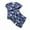 Blue, variant on XUELUO Toddler Boys Casual Outfit Sets Boys Girls T Shirts And Shorts Summer Short Set Graphic Camo T Shirts Set Clothing Daily-Wear
