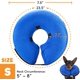 thumbnail image 3 of Collar protector inflable para perros y gatos – Collar suave de recuperación para mascotas que no obstruye la visión (Pequeño, Azul), 3 of 4