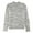 Grey - brightwht, variant on Perry Ellis Mens LS Bradley Pullover Sweater, Grey, Small