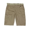thumbnail image 2 of LR Scoop Men's Multi Pocket Casual Golf Belted Cargo Dress Shorts Big Plus Sizes (Khaki,40), 2 of 3