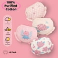 thumbnail image 2 of BIIOVENR 4 Pack Diaper Covers Ruffled Bloomers for Baby Girls Triangle Toddler Panties Cotton Underwear, 2 of 5