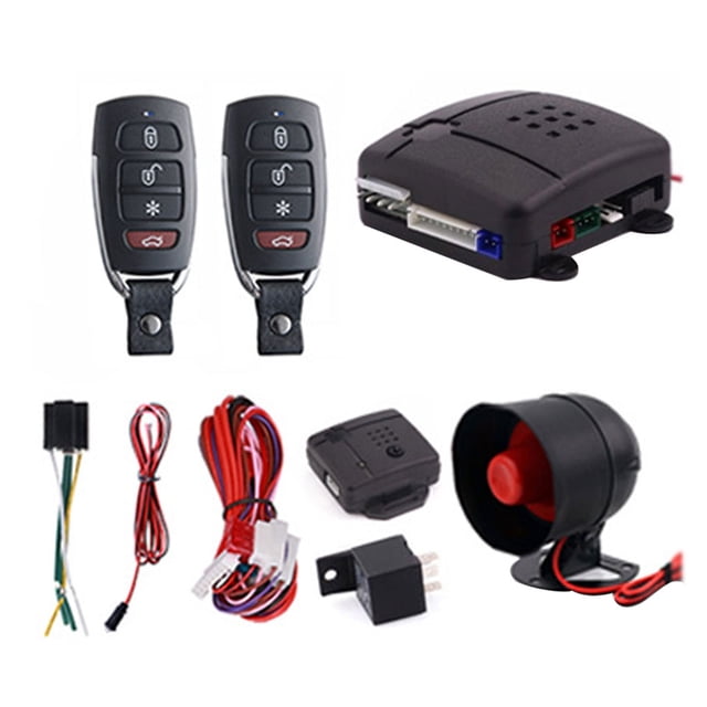 Speravity Sistema de alarma para coche, Control remoto, puerta automática, cerradura de entrada sin llave Central, camión, luz LED automotriz, seguridad Dispositivos antirrobo Speravity VI015710-00B