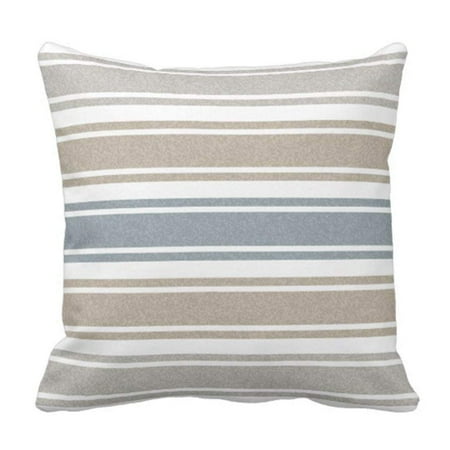 Rylablue Set Of 4 Pillow Cases Blue Stripe Striped Classic Ticking