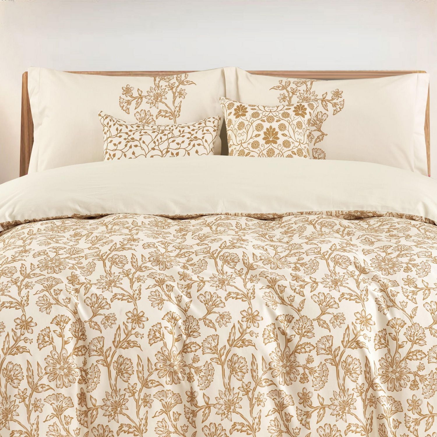 Johnson Home 3-Piece Duvet Cover Set - 200TC Cotton, Lightweight, and Machine Washable