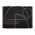 thumbnail image 1 of Tapete Trace Black 120 Cm X 170 Cm, 1 of 5