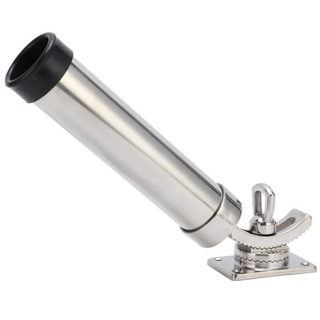 360° Rotating Stainless Steel Fishing Rod Holder for Boats and Yachts