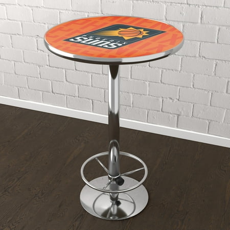 Phoenix Suns NBA City Chrome Pub Table - Orange, Black, Gray, Yellow