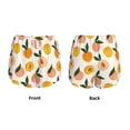 thumbnail image 3 of Balery Peach1 Pattern Women's Running Shorts with Liner 2 Pockets Elastic Workout Athletic Gym Yoga Shorts-Large, 3 of 7